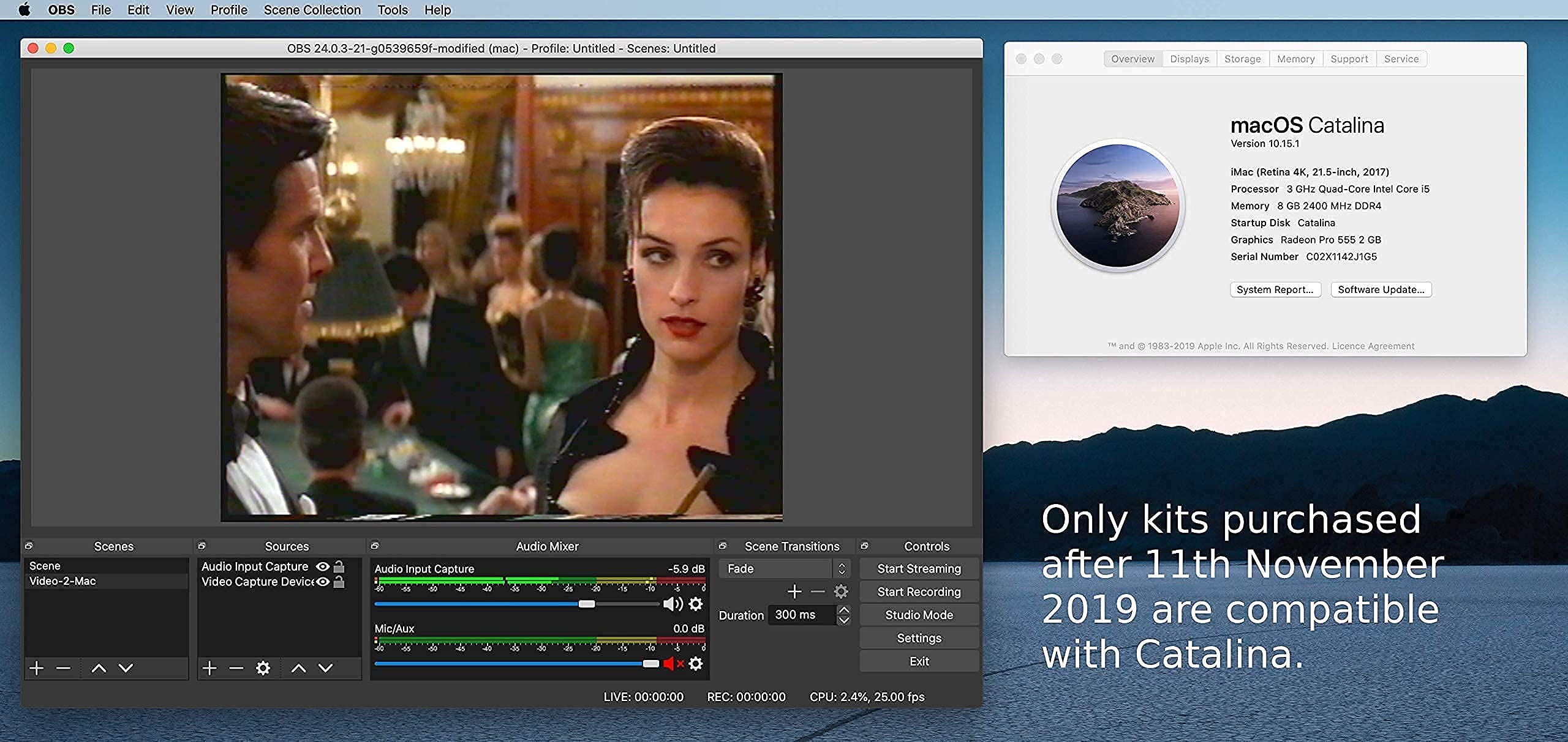 Buy VHS and Camcorder Video Capture Kit for Mac. Compatible with Big