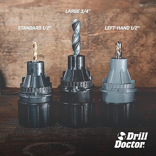 Miniatura 5 de Drill Doctor Portabrocas grandes afilar brocas de 3/32" a 3/4" para modelos 500x y XP. Reemplazo para 750X DA70100PF