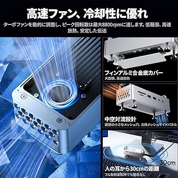 Amazon | Ulanzi QT03 Mac mini M4/M4 Pro 専用 USB-Cハブ