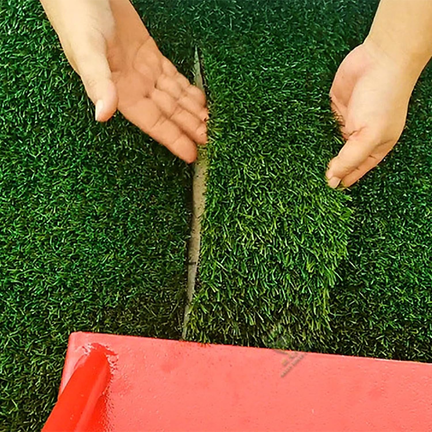 Taglierina artificiale per installazione di erba sintetica, larghezza di taglio regolabile con lame sostituibili, manutenzione del prato
