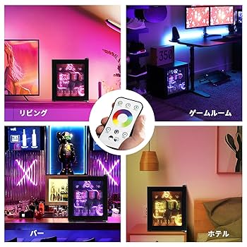 Amazon | HCK ゲーミング冷蔵庫 44L ドリンク用 RGB LEDネオン