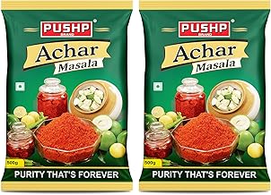 Pushp Achar Masala | 500g | Premium Blend of Traditional Spices | Ready-to-Use Pickle Mix | Homemade Pickle Masala | No Added Preservatives (Pack of 2)