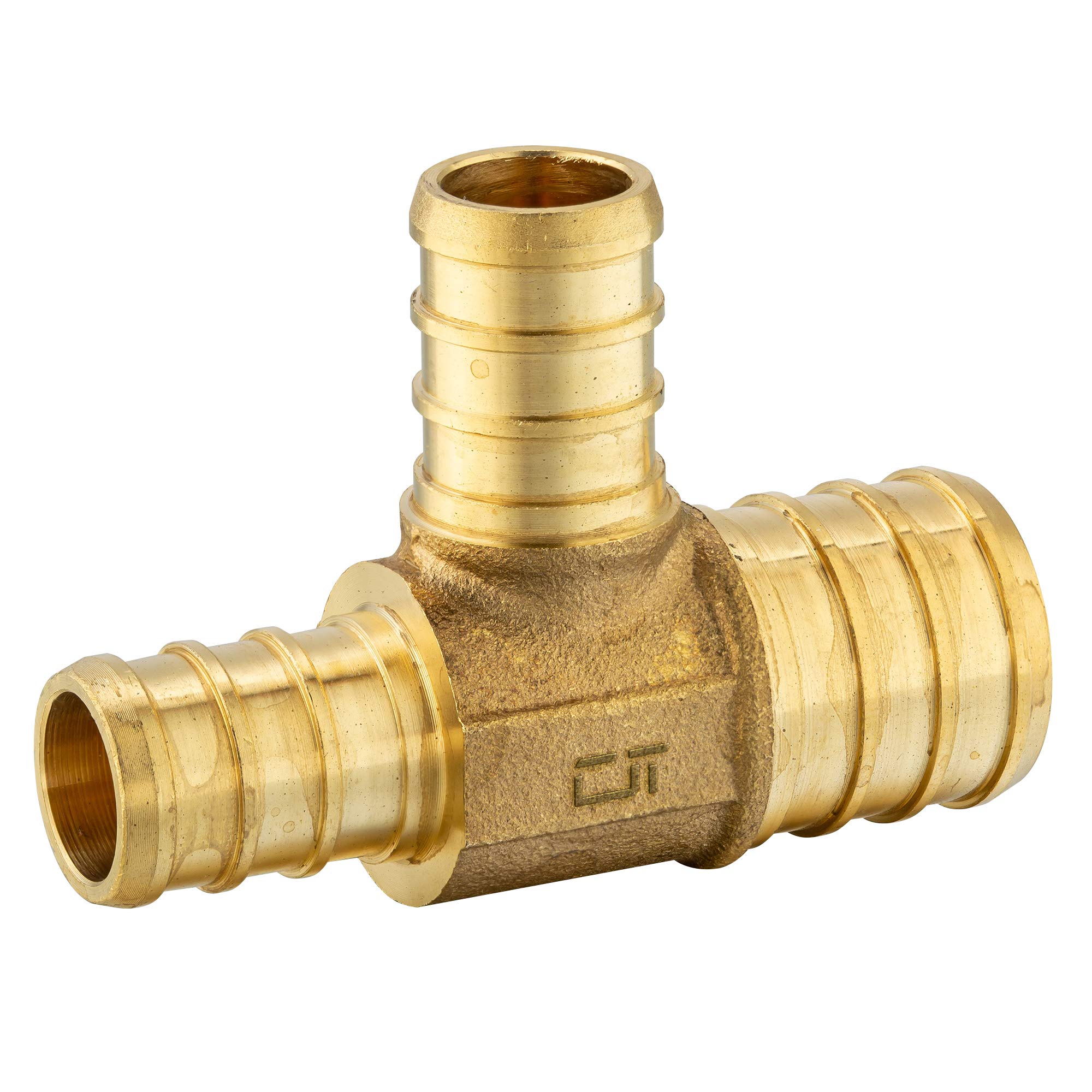 1/2 Pex Tee 45-Pack EFIELD 3/4" Poly (PPSU) Barb Crimp Pex Fitting Combo With Position Tab, Tees, Elbows, Couplings 15 PCS/each, ASTM F2159,( PPSU1807056-45PCS Pex A Fittings