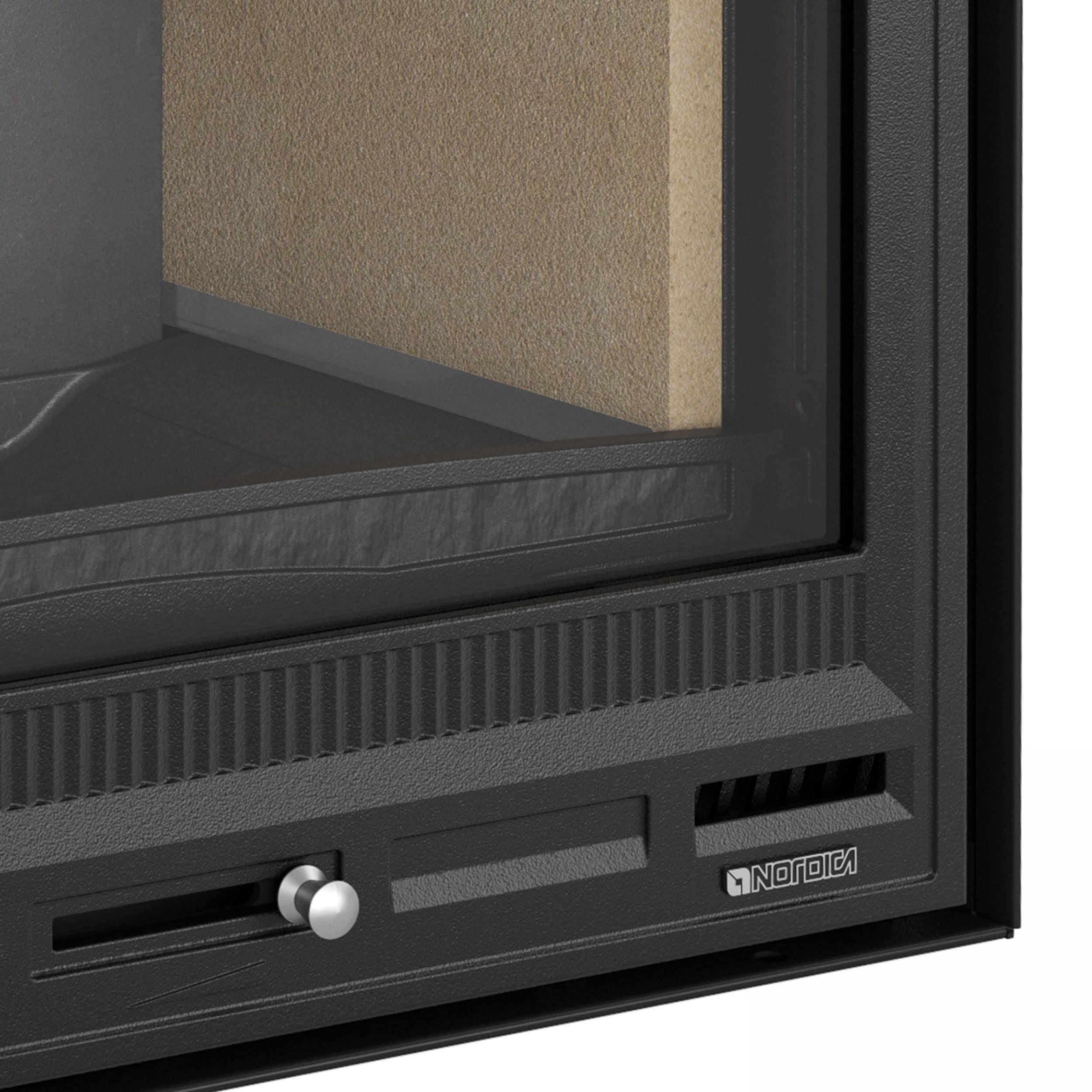 Caminetto incasso Nordica Inserto Legna 70L Vent/Can 9kw 6016744