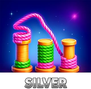 Rope Sort Puzzle Game - Silver