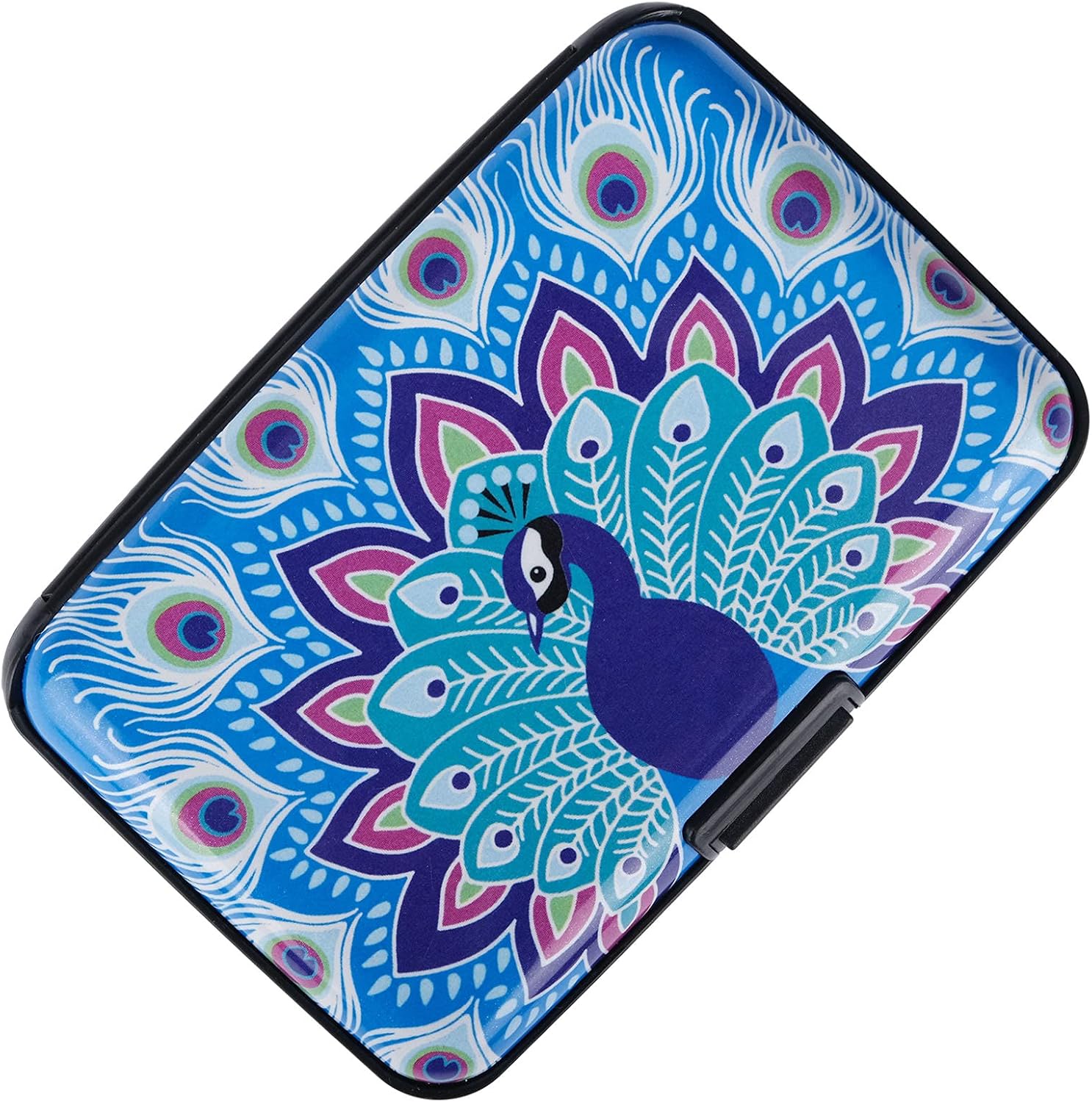 Credit Card Holder Small Credit Card Wallet Slim RFID Metal Card Holder Wallet Business Card Case ID Case for Women Men
