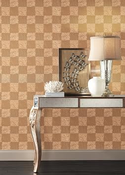 York Wallcoverings 991304 Spun Gold Wallpaper, Gold