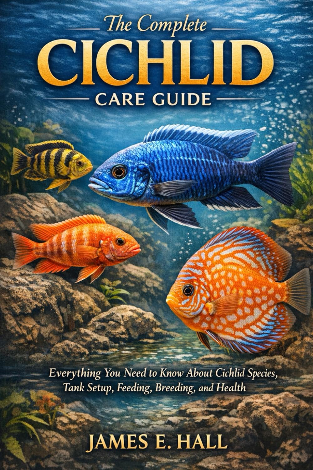 The Complete Cichlid Care Guide: Everything You Need to Know About Cichlid Species, Tank Setup, Feeding, Breeding, and Health