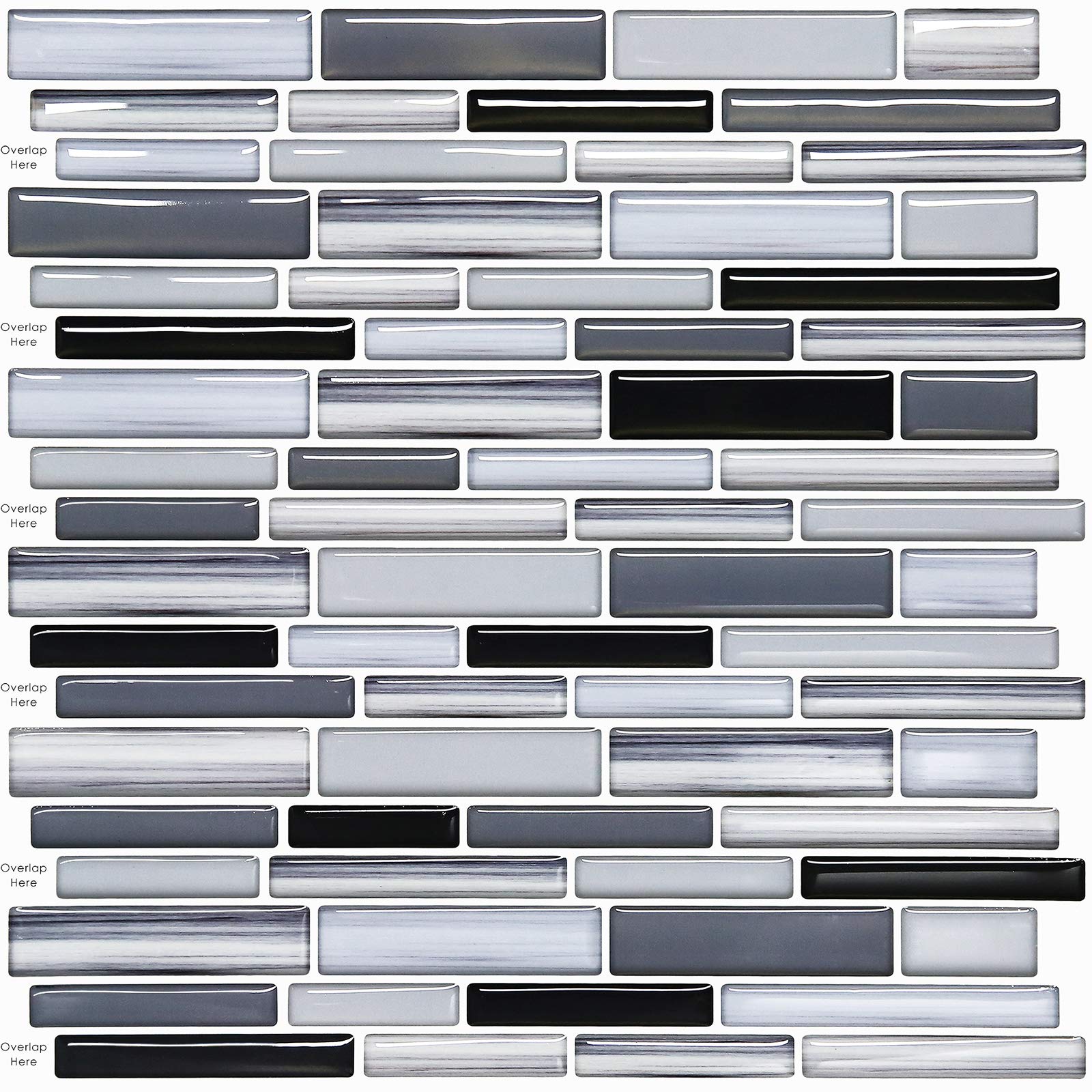 Buy Yoillione 10 Sheets Peel and Stick Wall Tile Stickers for Kitchen