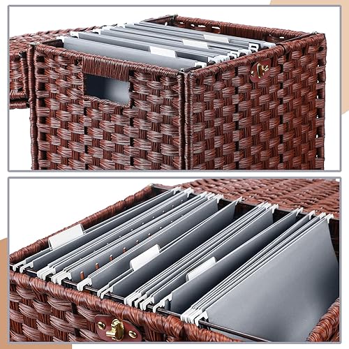 Miniatura 6 de 100 carpetas colgantes de capacidad extra, tamaño carta, a granel, resistente, extensión, carpetas colgantes reforzadas de 9.06 x 11.81 pulgadas con