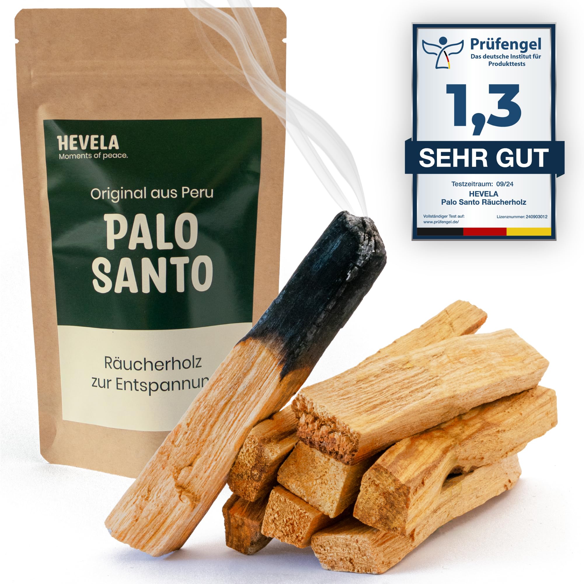 Hevela - Palo Santo Räucherholz [100% natürlich] - original aus P...
