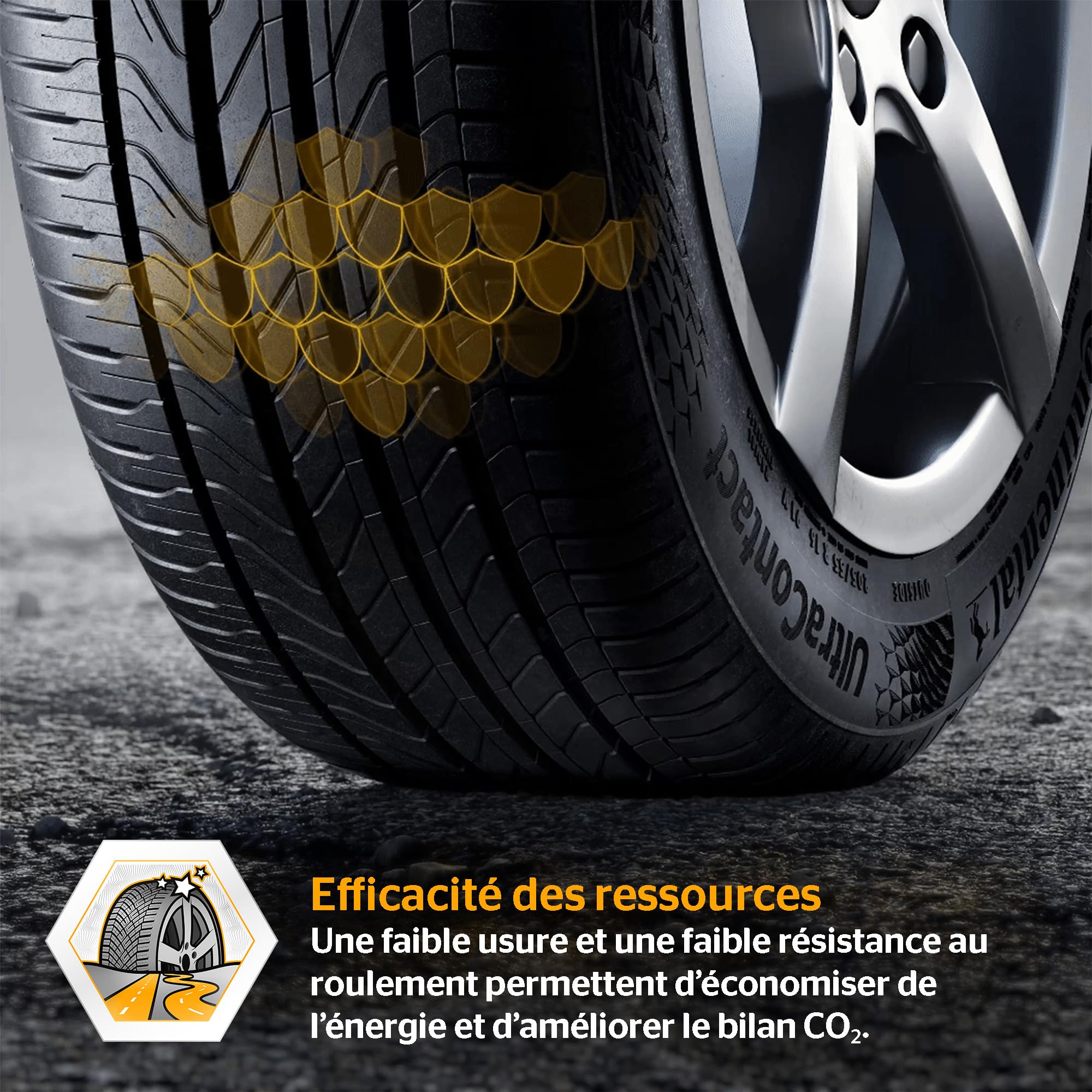 CONTINENTAL - UltraContact - 205/55 R 16-94V/B/A/69dB - pneus d'hiver