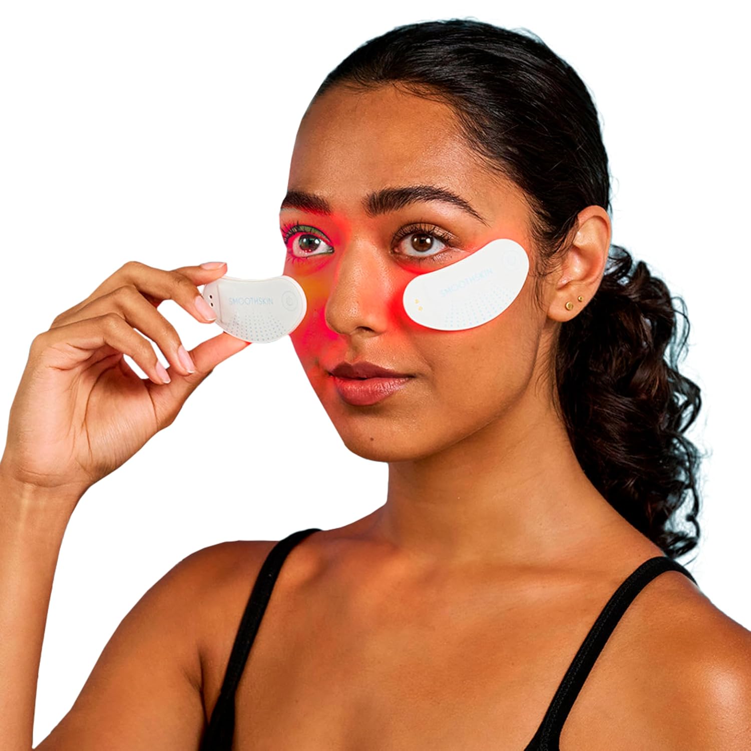 SmoothSkin Under-Eye Red Light Therapy Device, LED Eye Patches with 24 Hydrocolloids, for Dark Circles, Wrinkles & Puffiness SmoothSkin Under-Eye Red Light Therapy Device, LED Eye Patches with 24 Hydrocolloids, for Dark Circles, Wrinkles & Puffiness