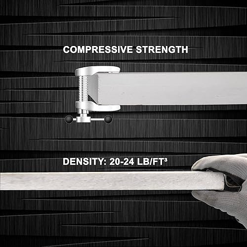 Miniatura 8 de Aislamiento de tablero de fibra de cerámica (2300F) (0.47 x 12 x 36 pulgadas), paquete de tablero de aislamiento térmico individual de fibra de