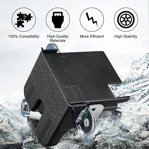 Miniatura 6 de Ensamblaje del pestillo del portón trasero Actuador de la tapa del maletero 5M0827505E9B9 Cerradura de pestillo de puerta trasera compatible con