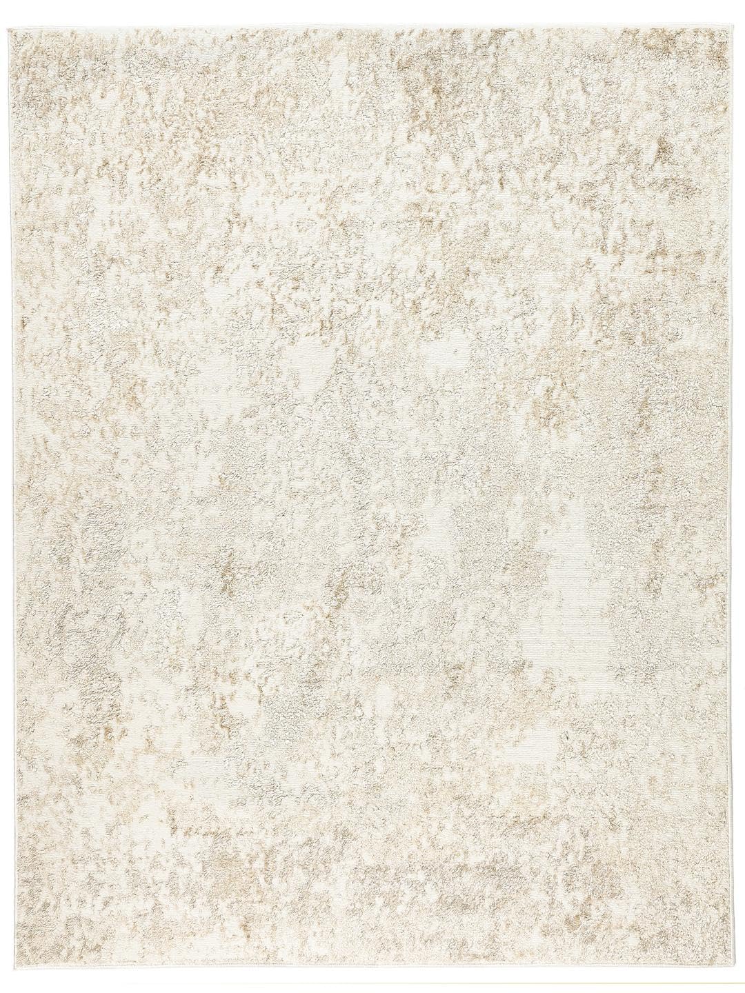 RugVista Sterling, Tapis, Modernes, 200 x 300 cm, Rectangulaire, Poil Moyen, Salle de séjour, Chambre, Nettoyage à Sec Seulement, Blanc/Clair Beige
