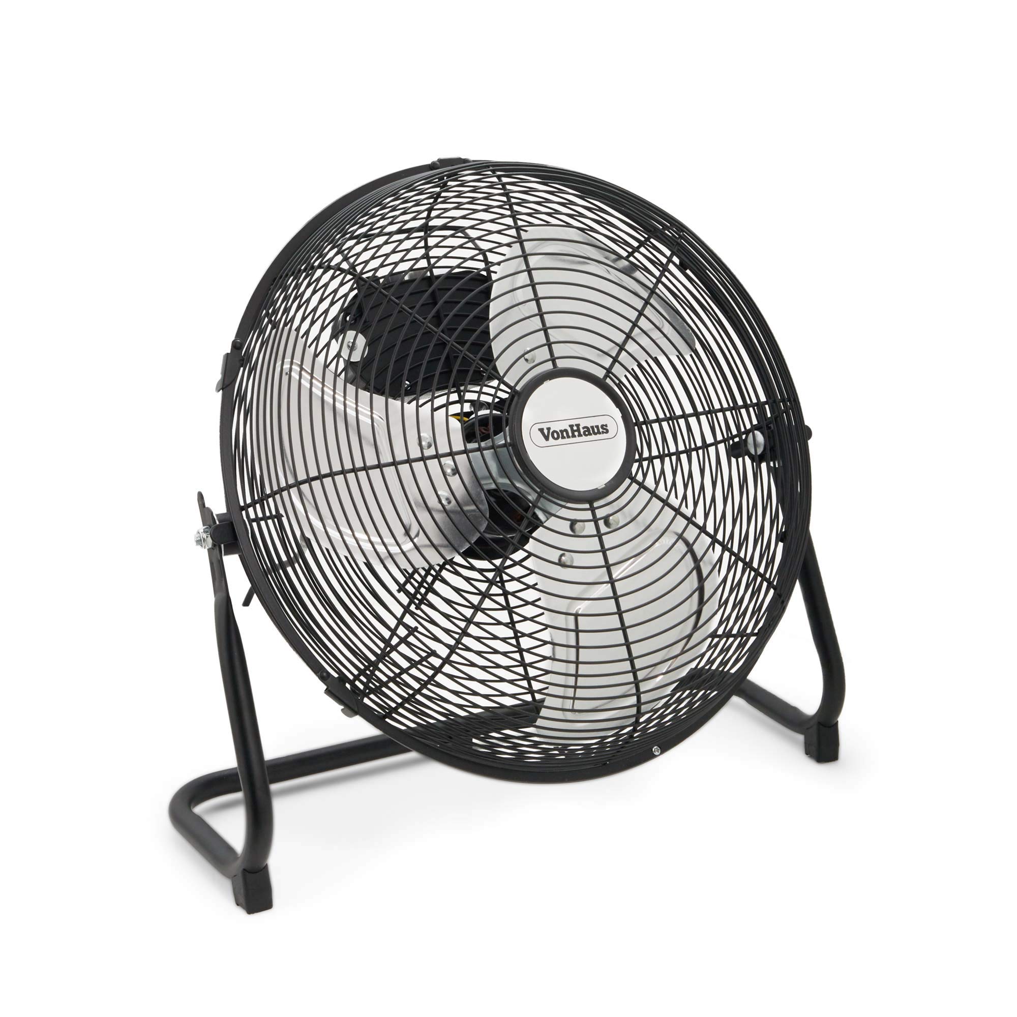 Buy VonHaus Floor Fan 12" 3 Speeds, Stand Included, 180° Tilt
