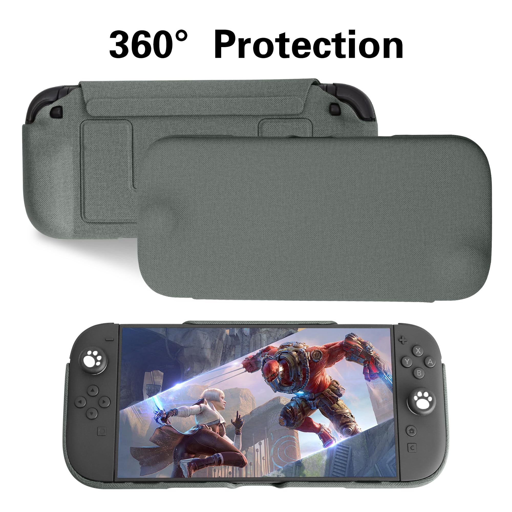Amazon.com: Switch 2 Cover Protective Case, Detachable Magnetic