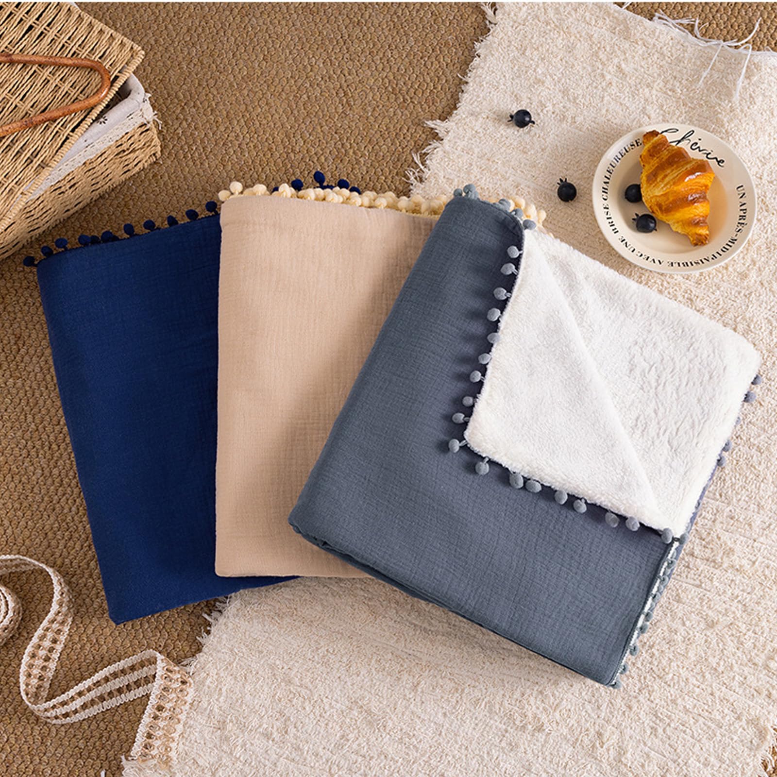 Traspirante Avvolgere Infantile Ricezione Coperta Bambino Trapunta Passeggini Infantili per Bambino Neonati Swaddles Wrap Leggero
