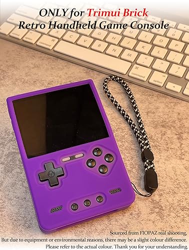 Miniatura 6 de Funda protectora de silicona para consola de juegos Trimui Brick Retro solamente, accesorios de ladrillo Trimui de piel suave, funda TrimuiBrick