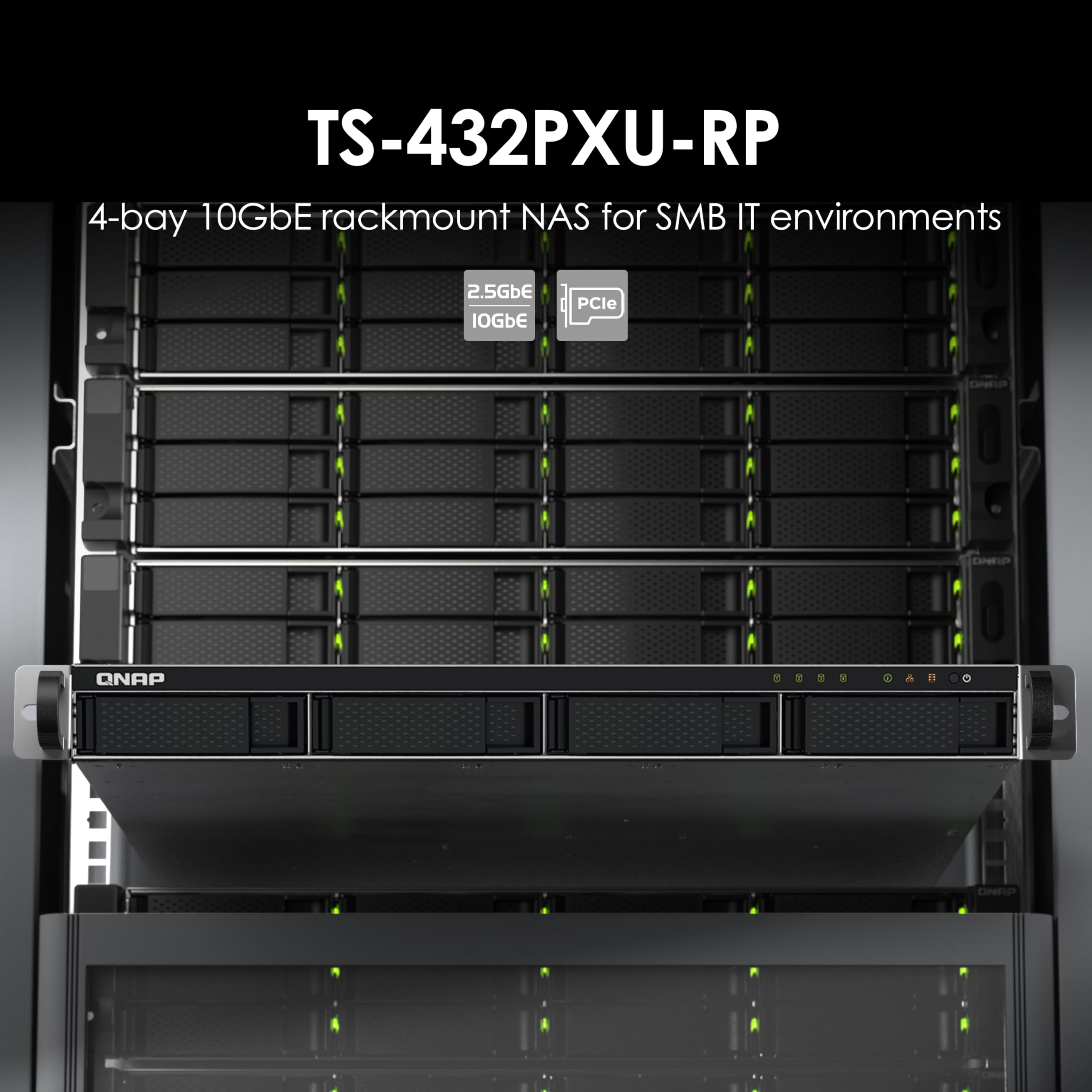 Amazon.co.jp: QNAP TS-432PXU-RP-2G 4ベイ高速SMBラックマウントNAS 