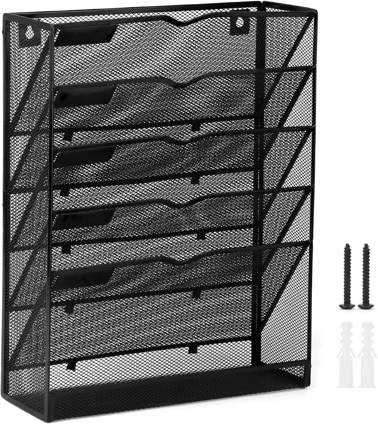 Amazon.com: QWORK 6-Tier Magnetic File Holder - Large Capacity, Heavy ...