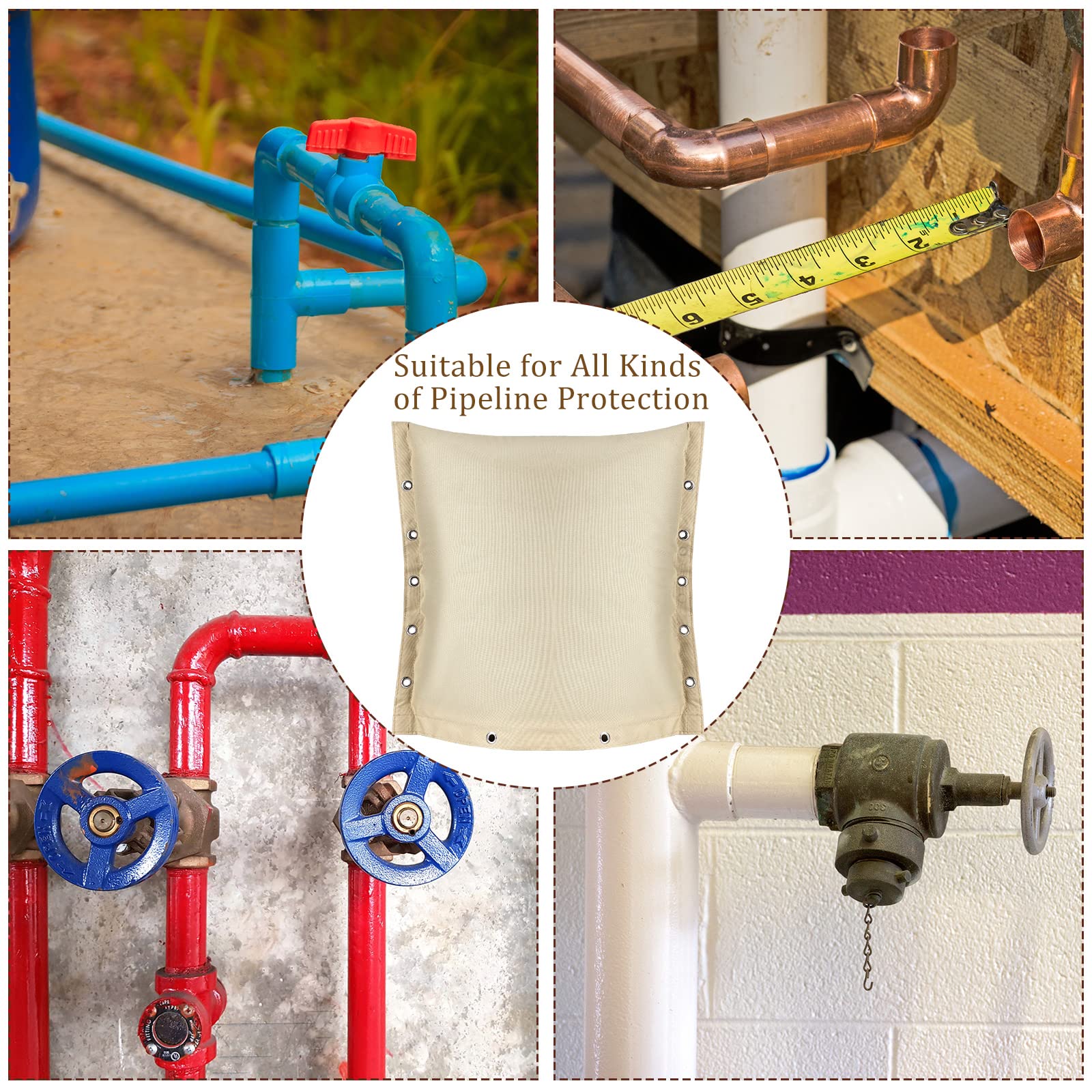 PatiFirst Brunnenpumpen-Abdeckung | Isolierter Winterschutz 60x85cm | Frostsicherung Für Garten & Landwirtschaft