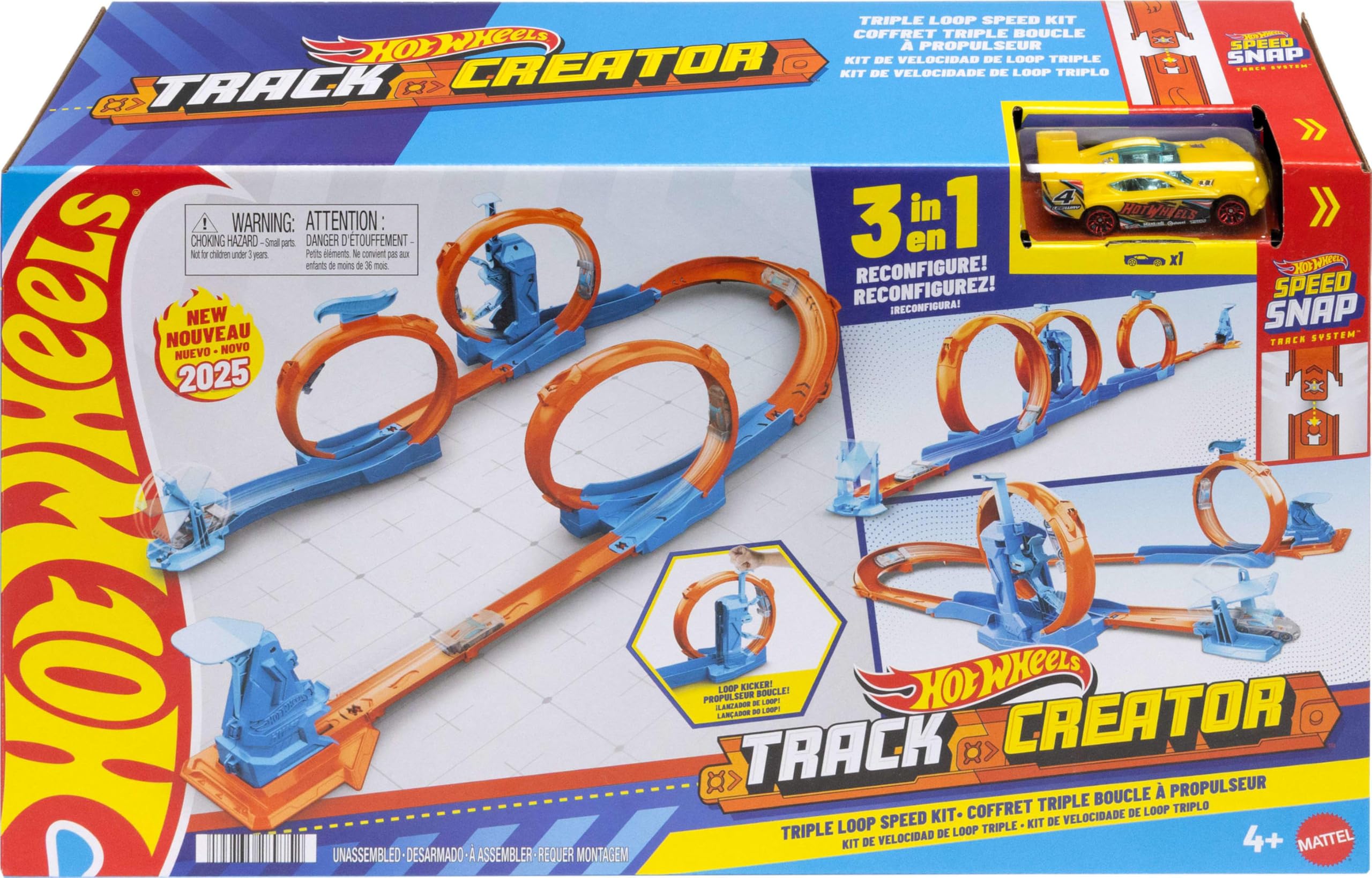 ホットウィール TRACK DAY コンプセット Amazon.com: Hot Wheels Toy Car Track Set, Triple Loop Pack
