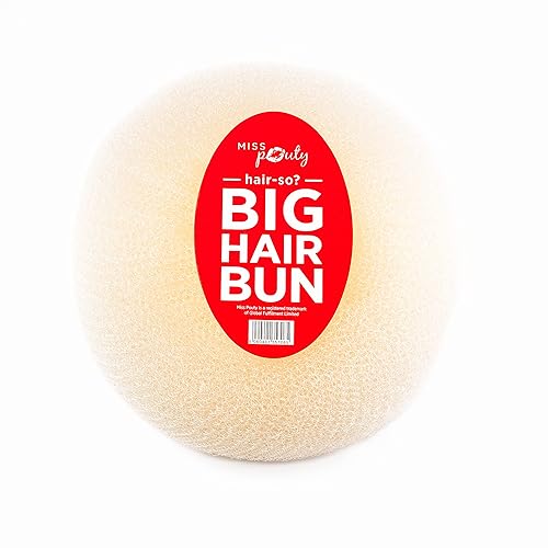 Miss Pouty Máquina para hacer moños para el cabello (rubio) Moldeador de bollos de rosquilla estilo anillo Máquina para hacer bollos para el