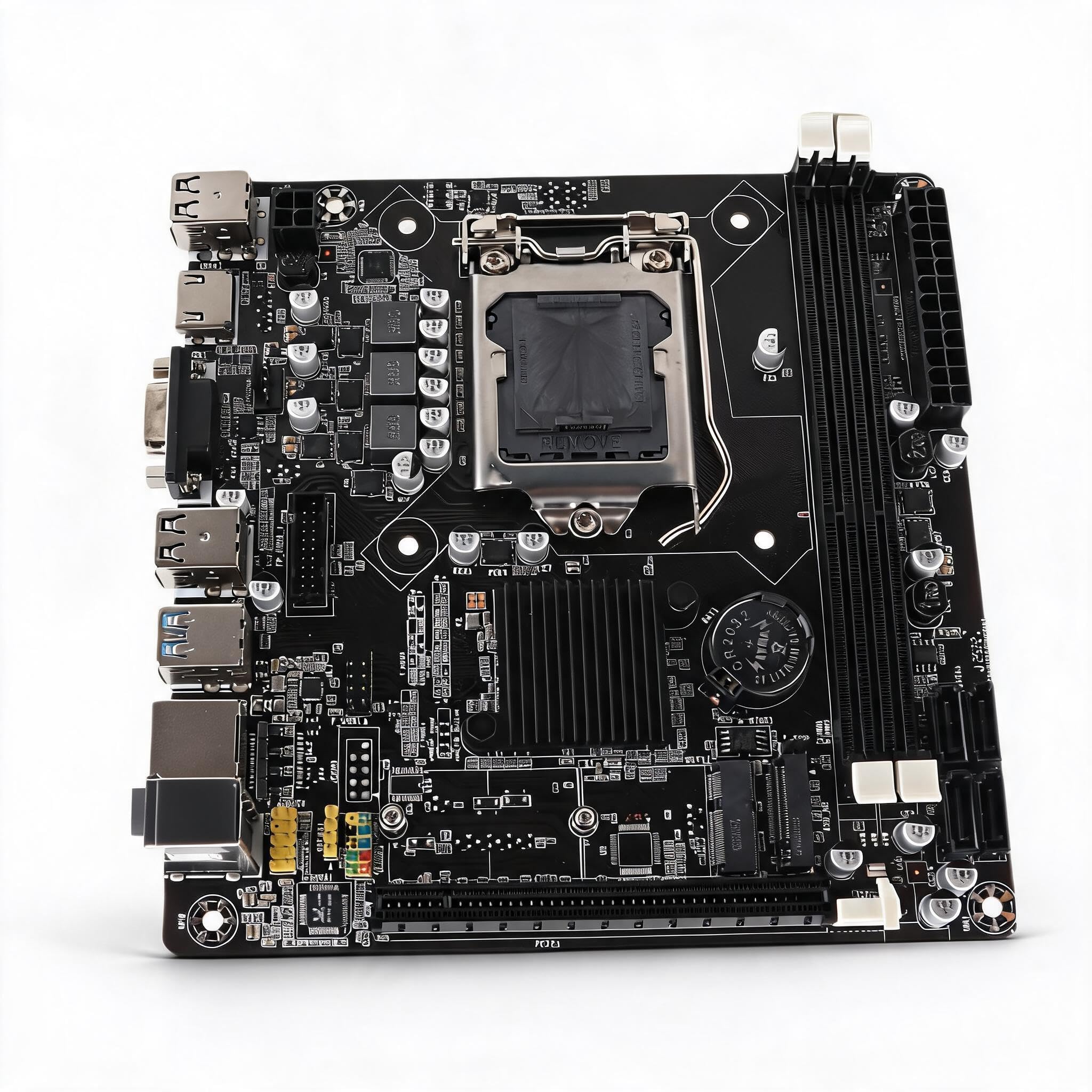 Amazon | LGA 1155 マザーボード、Mini ITX DDR3 マザーボード、NVME M