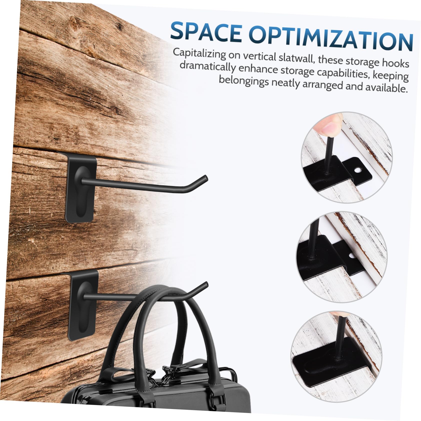 100pezzi Per Organizzatori Per Garage e Casa Facile Installazione Per Utensili e Accessori