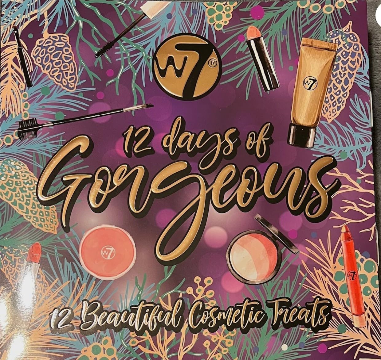 Amazon.com: W7 12 Days of Gorgeous 12 Beautiful Cosmetic Treats