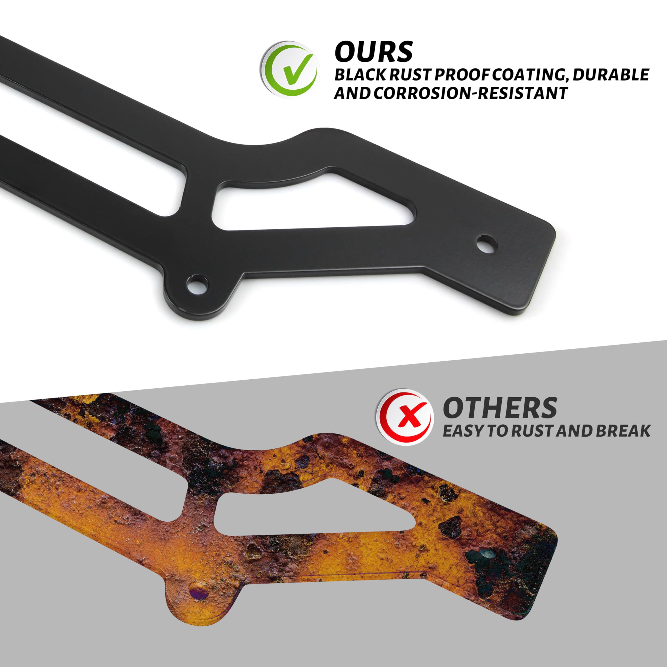 KATIMOTO Shock Tower Light Bar Bracket Mount for Can Am Maverick X3 / Max 2017-2024, Works with 10