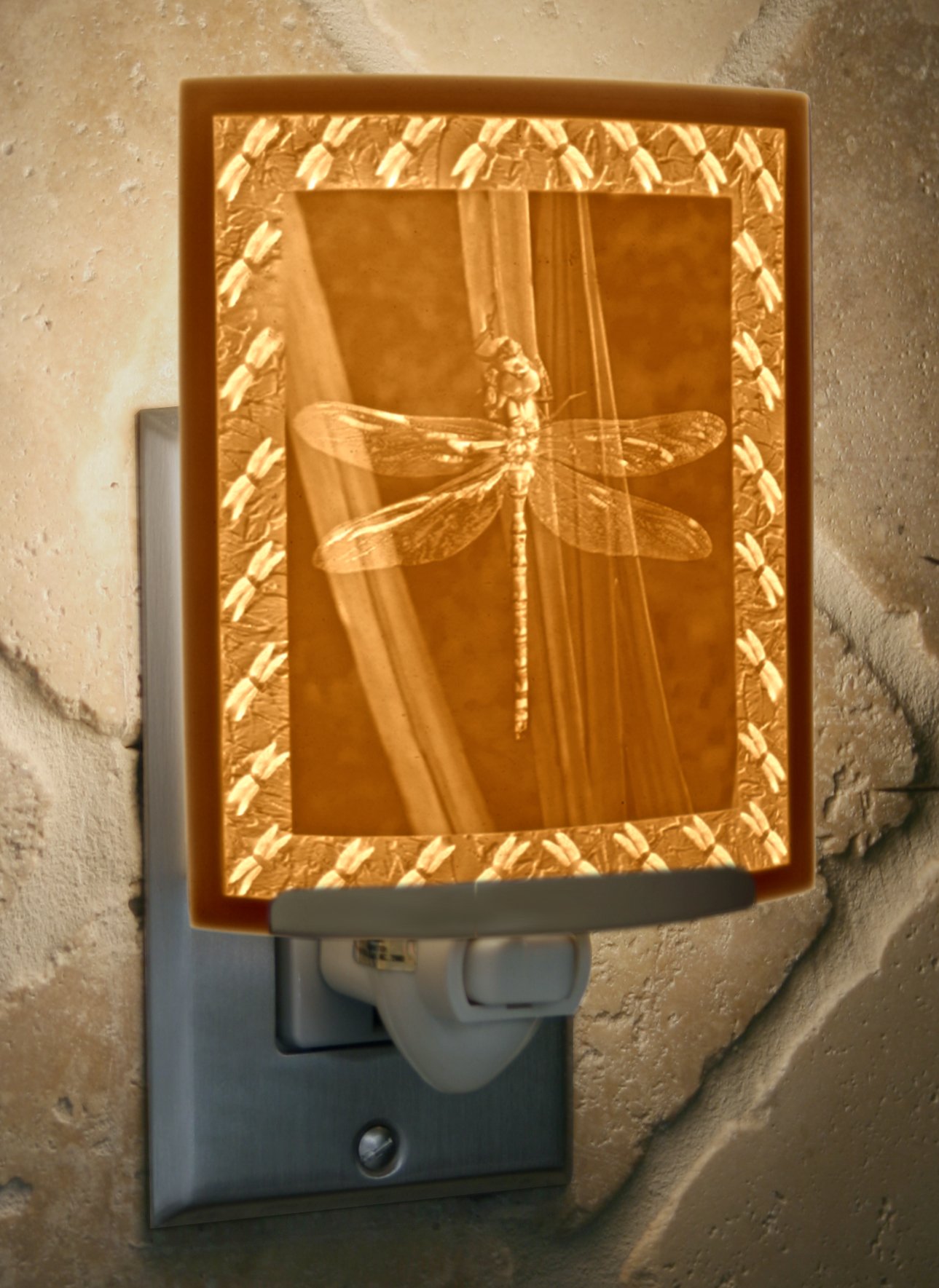 Libellule – en Porcelaine Fine Courbe Xyline Veilleuse