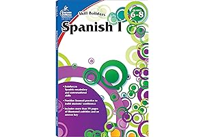 Learn and Explore the Basics of Spanish with Carson Dellosa's Skill Builders Spanish I Workbook