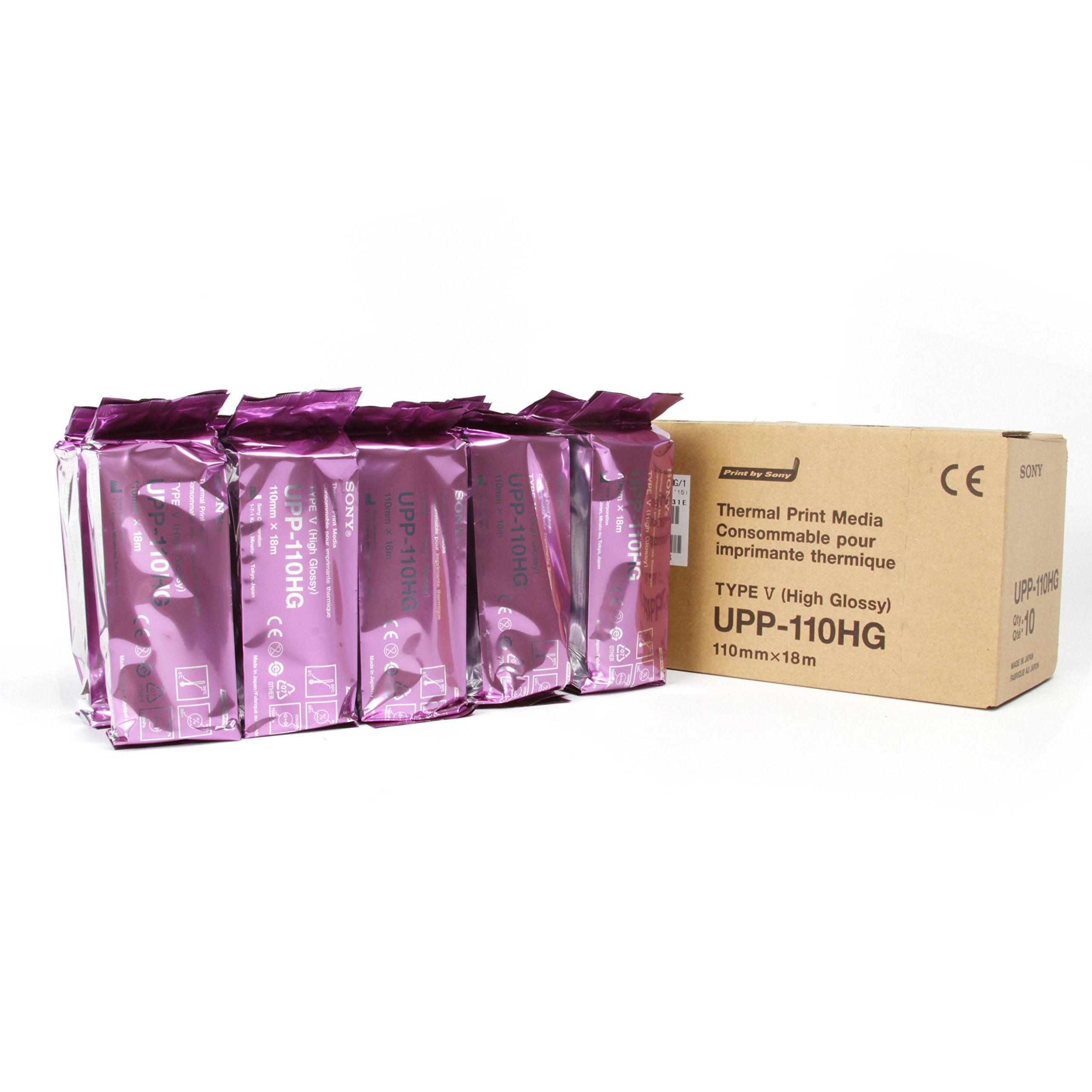 Amazon.com: Sony UPP-110HG Thermal Print Media Video Imaging Paper 