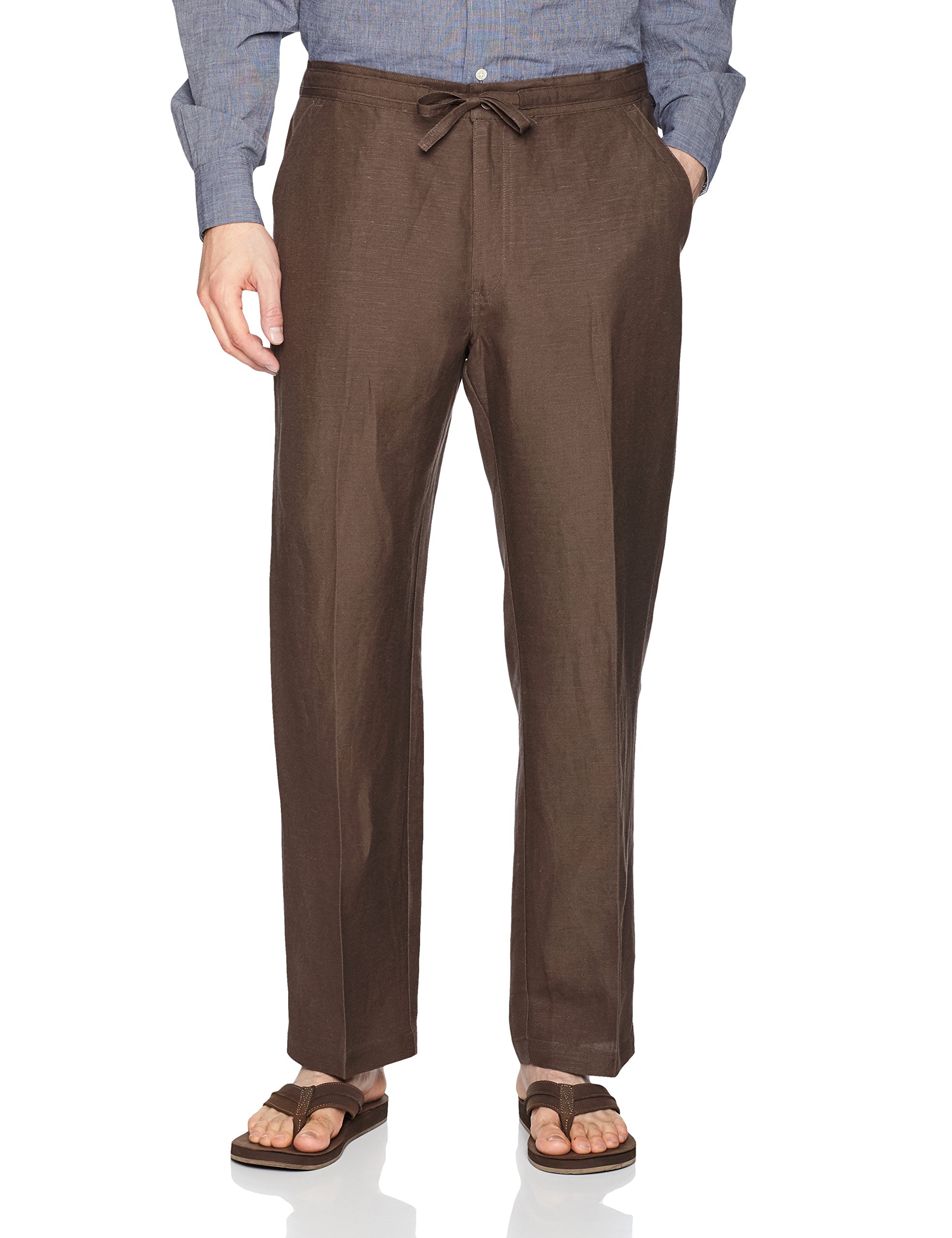 Cubavera Men's Drawstring Pant with Back Elastic Waistband Colors