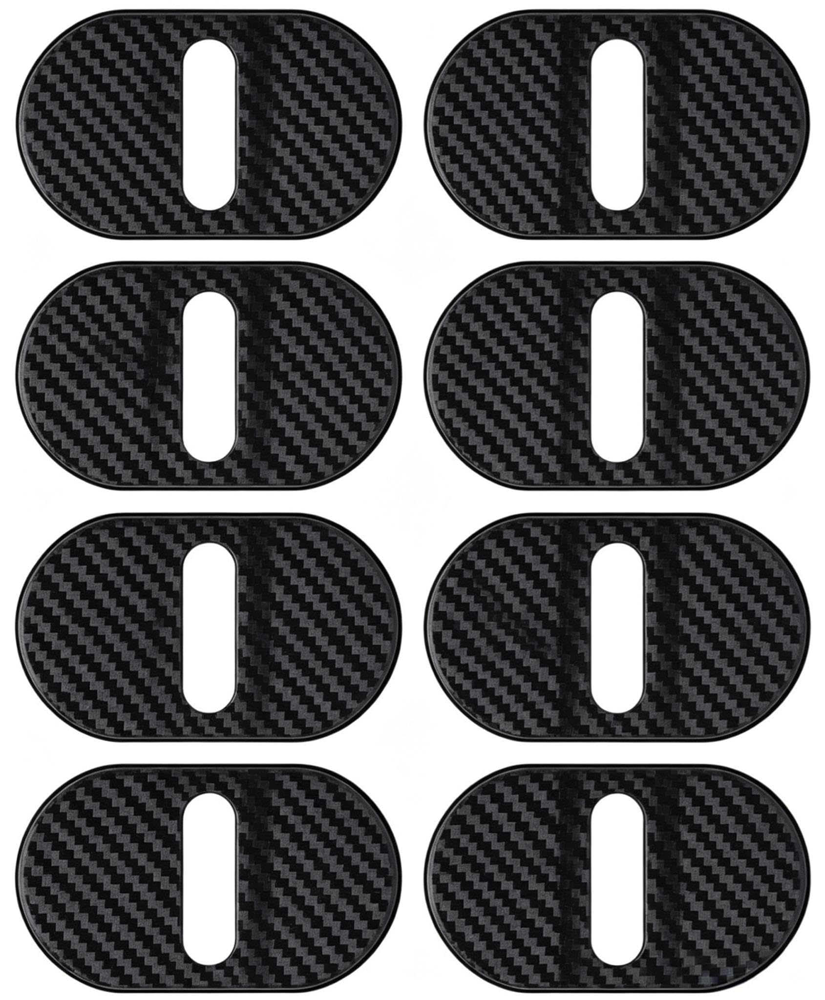 VAPORVERSE 8 Pcs Car Door Lock Cover for MG TF 135 TF 120 TF 115 TF 160, Auto Striker Protector Anti-Rust Metallic Cap Exterior Styling Accessories Kit