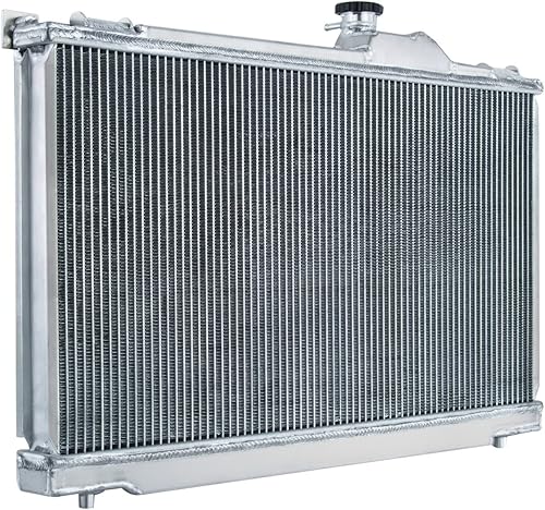 Miniatura 8 de Radiador de aluminio para Lexus IS200 IS300 2.0L 3.0L MT 1999-2005, radiador de refrigeración de aluminio completo de 3 filas + 2 ventiladores de 12