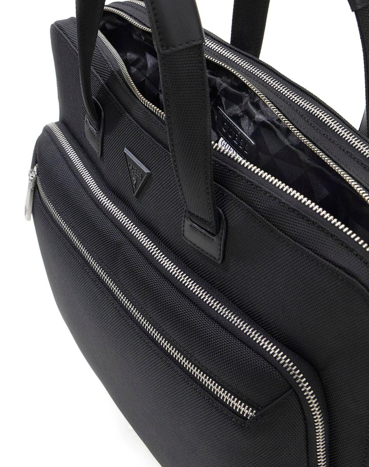 GUESS borsa da ufficio con scomparto per laptop Berna Laptop Bag Black nero