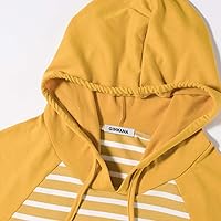 Vista 142 de GINKANA Sudadera con capucha para mujer, manga larga, lactancia materna, ropa casual