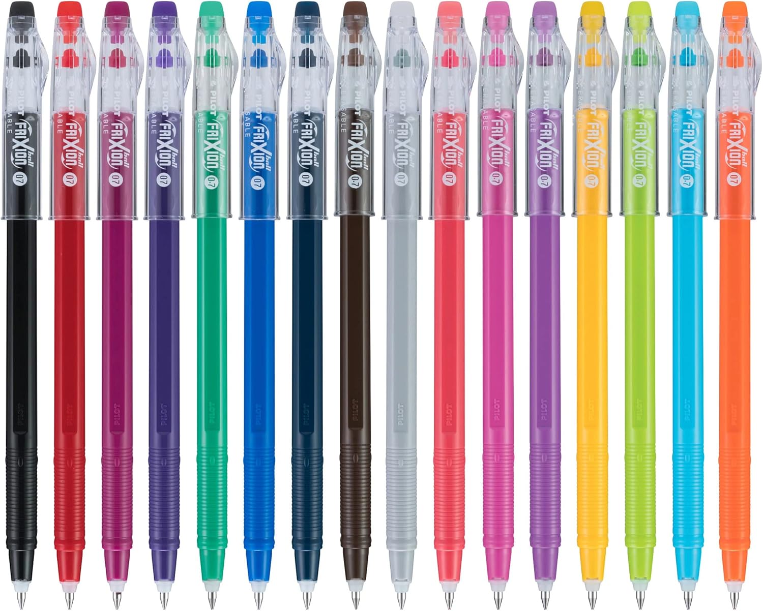 PILOT FriXion ColorSticks Erasable Gel Ink Stick Pens, Fine Point, Assorted Color Inks, 16-Pack (10367)