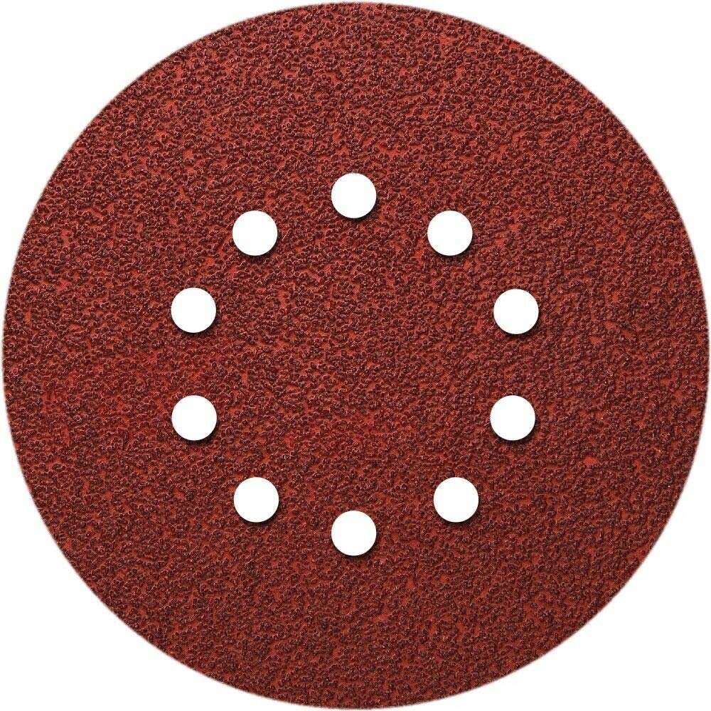 Lot 10 Disques Abrasifs Maille 225mm Grain 120 – Auto-agrippants Anti-poussière Pour Ponceuse Placo Et Murale
