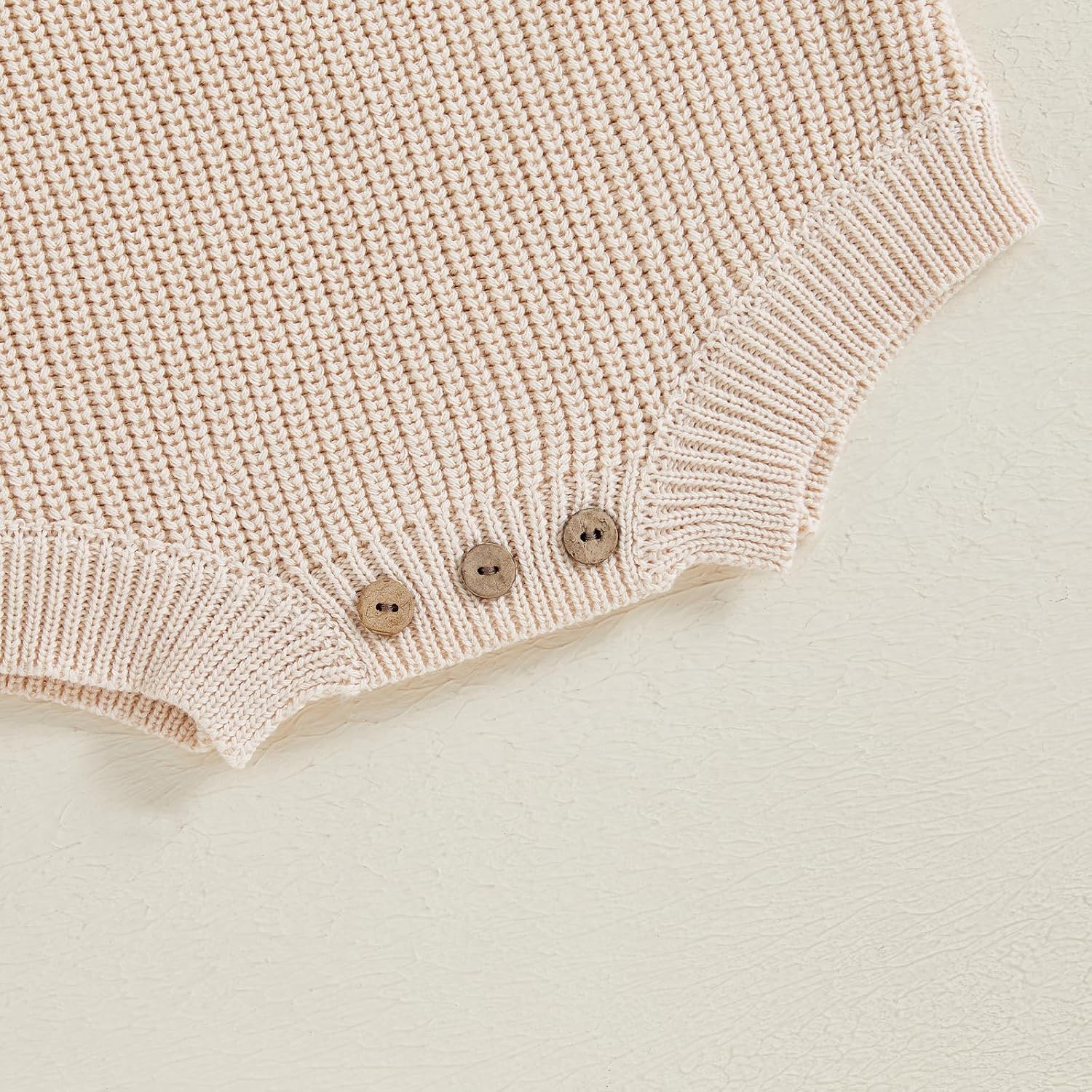 Newborn Baby Girl Boy Sweater Knit Oversized Pullover Sweatshirt Romper