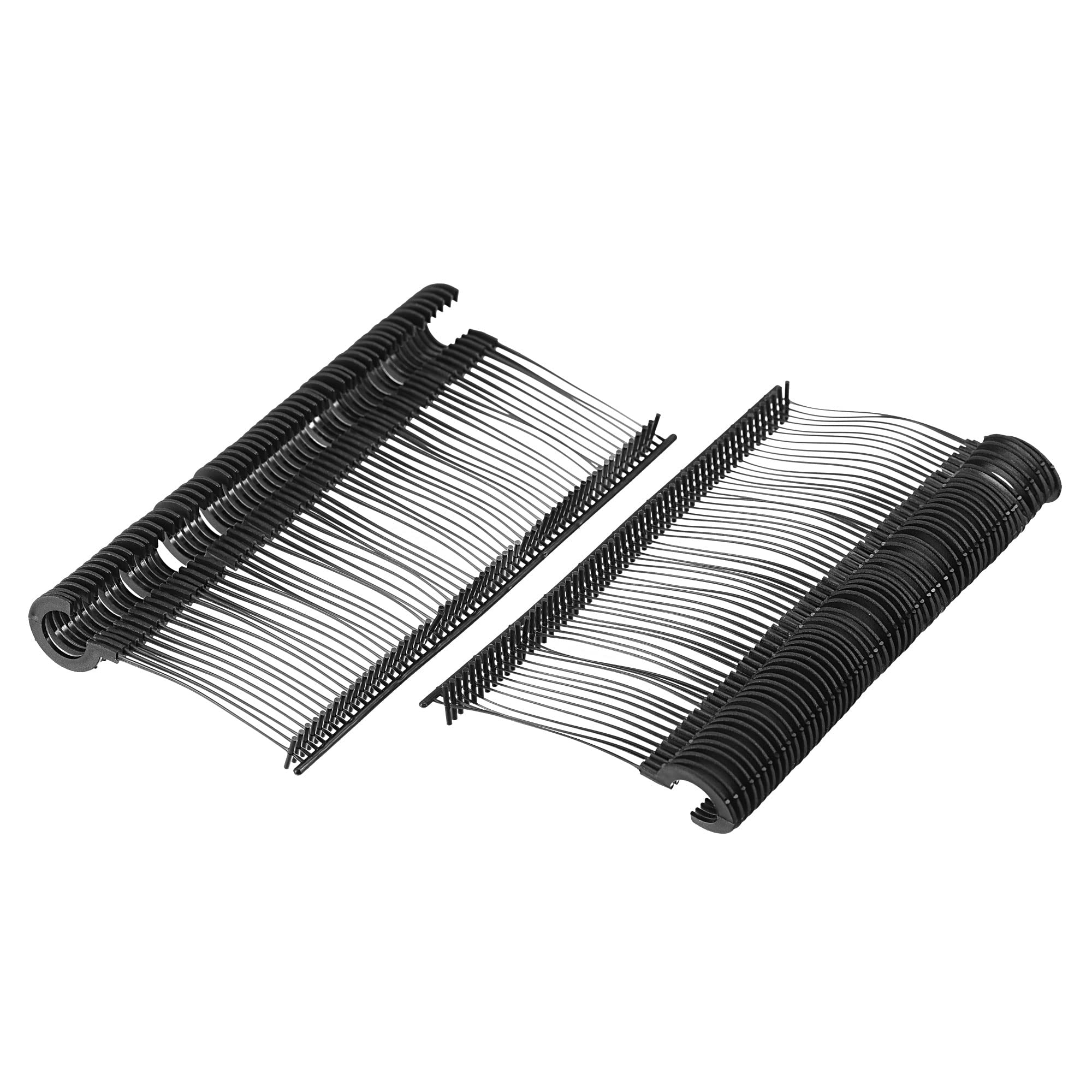 MECCANIXITY J Hook Standard Tagging Fasteners Plastic Regular for Garment Price Tag Label Tagging Barbs Black 1.36 Inch Pack of 500