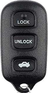 RemoteOverstock COMPLETE REMOTE (3 OR 2 BUTTONS) Key Fob with Electronics Compatible with Toyota Remote fits 1999-2008 Camry, Matrix, Sienna, Corolla, Solara Pontiac Vibe FCC ID: GQ43VT14T P/N 88969657 with FREE PROGRAMMING INSTRUCTIONS - (3 Buttons)
