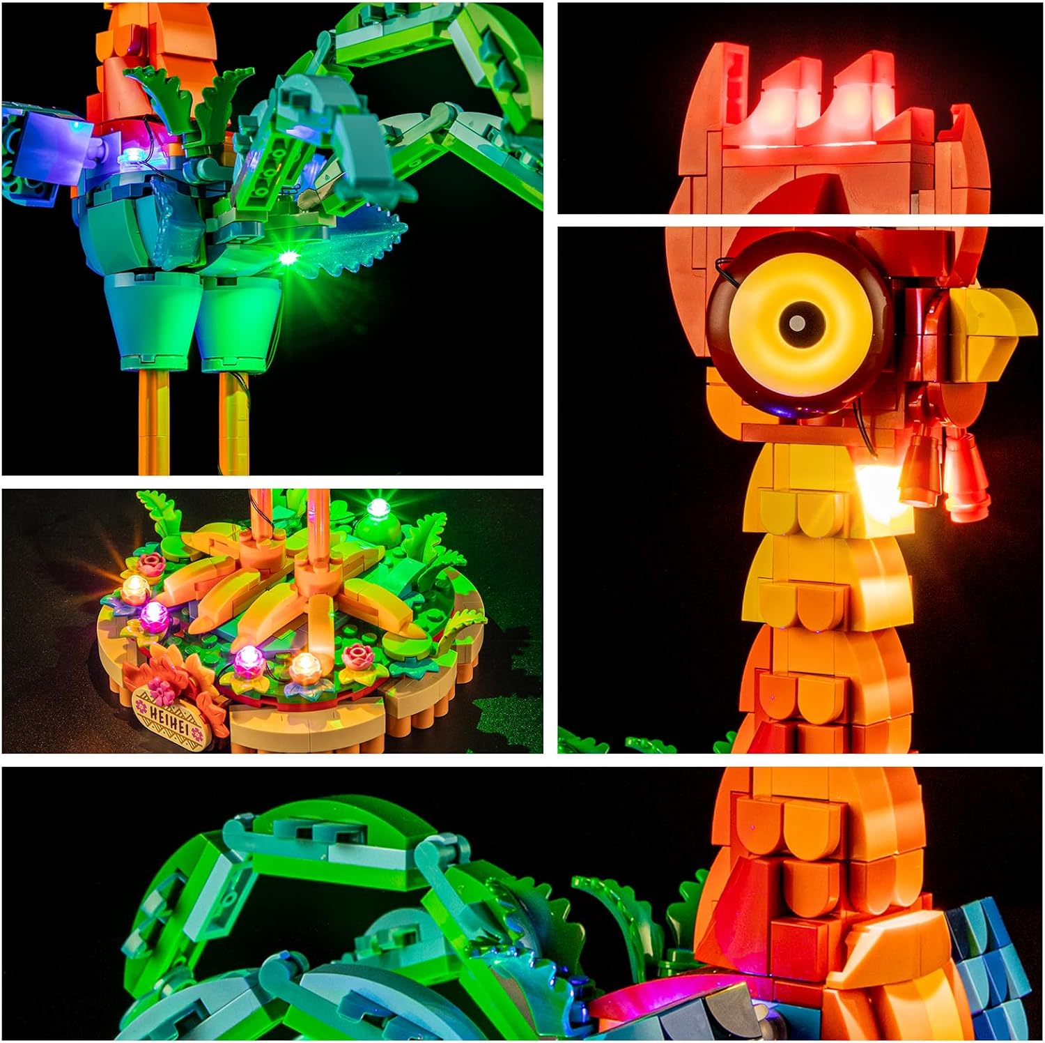 YEABRICKS LED Light for 43272 Disney Heihei Building Blocks Model (Building Set NOT Included)