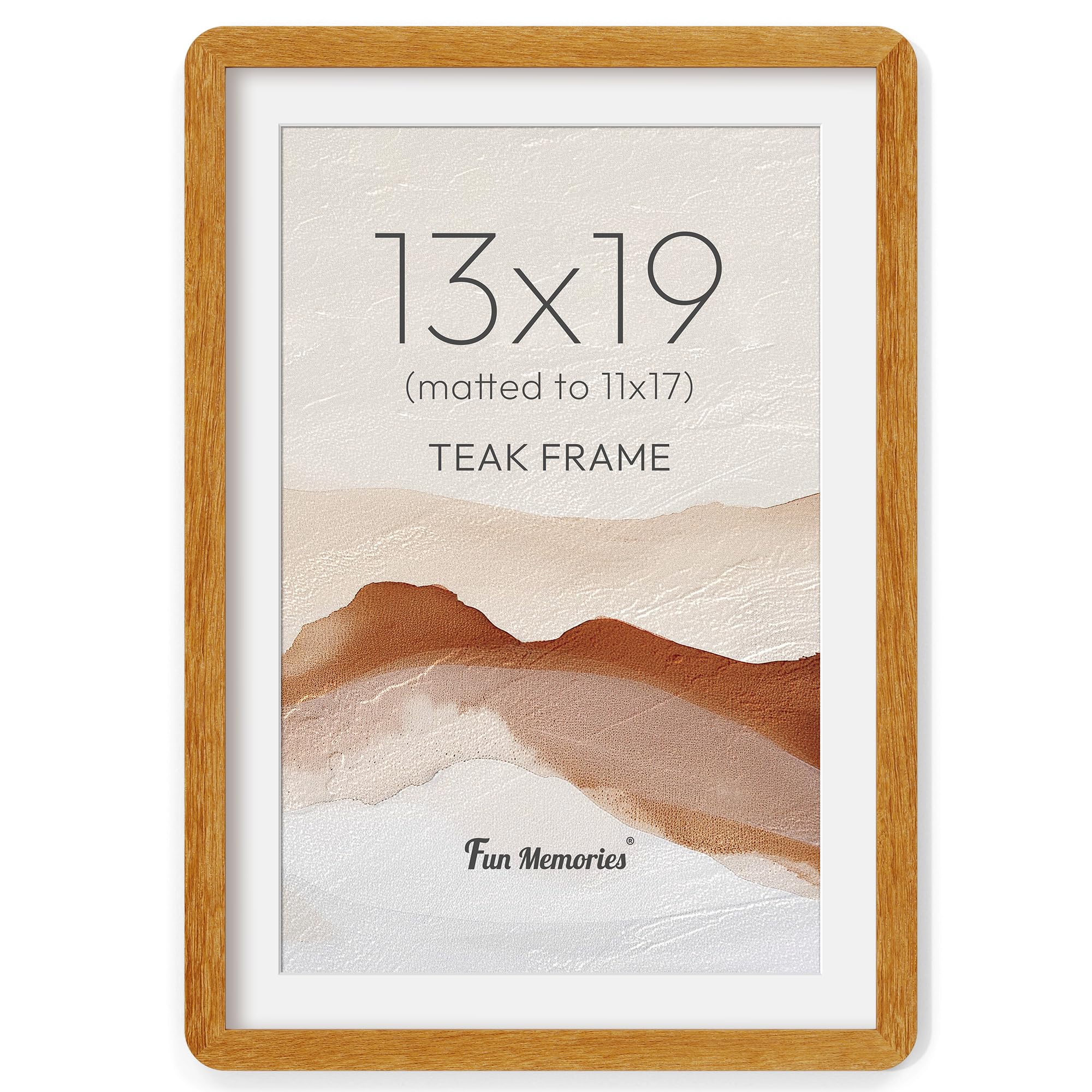 Amazon.com - Fun Memories 13x19 Picture Frame - Solid Teak Wood