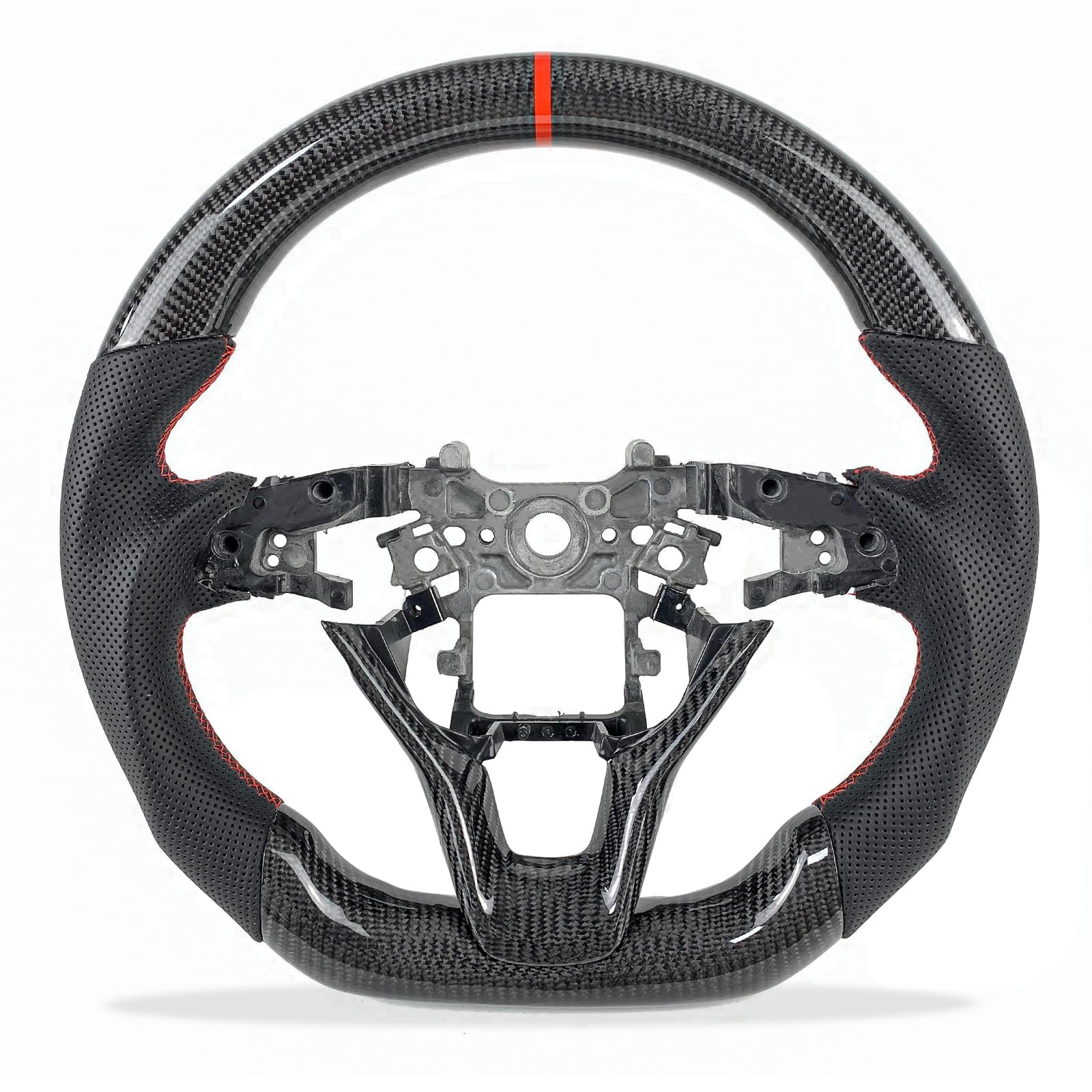 Photo 1 of car steering wheel For Honda Accord 2018 2019 2020 2021 2022 carbon fiber steering wheel