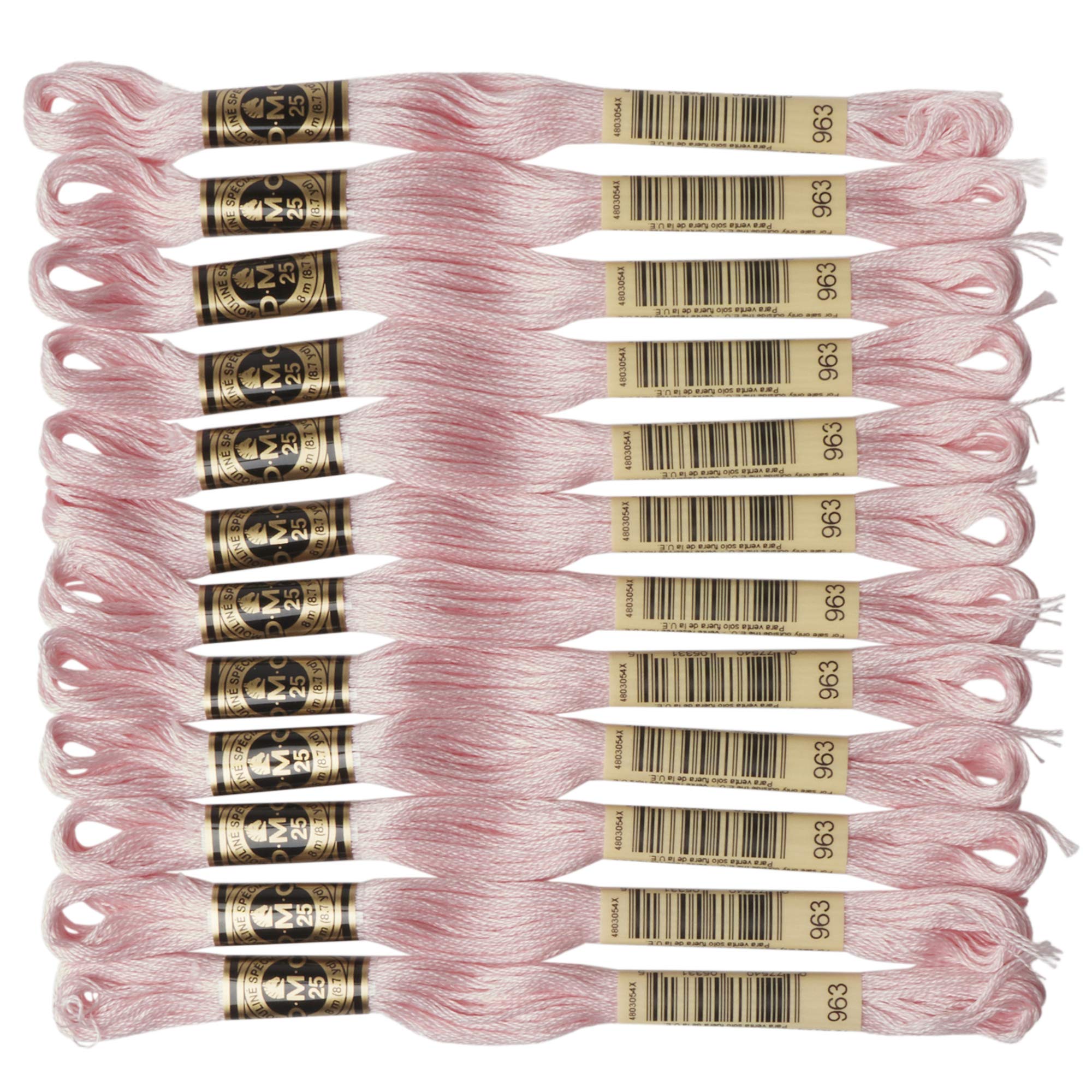 DMC 6-Strand Embroidery Cotton Floss, Ultra Very Light Dusty Rose